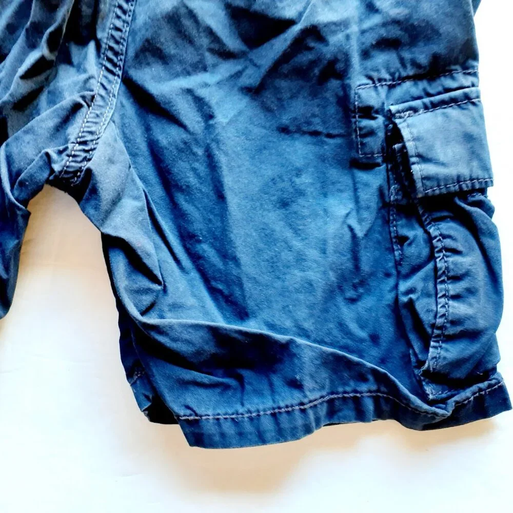 Gap Boys Shorts Cargo Navy Adjustable Waist Size 5